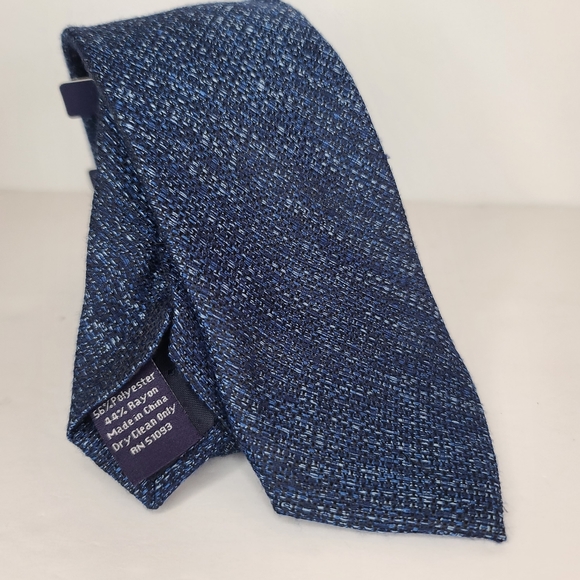 Stafford Blue Neck Tie. New With Tags. - Picture 6 of 6